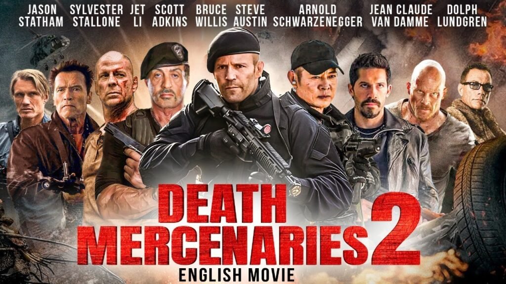 Jason Statham, Stallone, Schwarzenegger & Scott Adkins In DEATH MERCENARIES 2